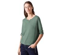 Cecil 313172 Fenja, T-Shirt Donna, Raw Salvia Green, M