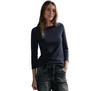 Cecil 317389 Basic Boatneck, T-Shirt Donna, Universal Blue, XXL