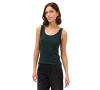 Cecil 3225953 Top Basic in Tinta Unita, Ink Green, XS Donna