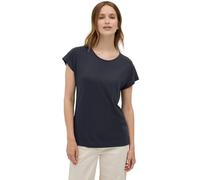 Cecil 3227043 Maglietta con Dettagli Burn-out, Urban Dark Blue, L Donna