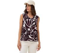 Cecil 3227061 Top con Dettagli smok, Rosso gelso, L Donna