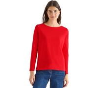 Cecil 3227273 Camicia Basic a Maniche Lunghe, Arancia Zucca, XS Donna