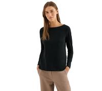 Cecil 3227273 Camicia Basic a Maniche Lunghe, Verde Inchiostro, XS
