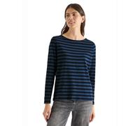 Cecil 3227274 Maglietta Basic a Righe, Urban Dark Blue, XXL Donna