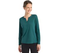 Cecil 3227282 Maglia a Maniche Lunghe con Scollo, Dark Sea Green, XXL Donna