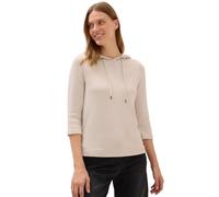 Cecil 3227474 Felpa con Cappuccio a Costine, Oat Milk Beige, XXL Donna