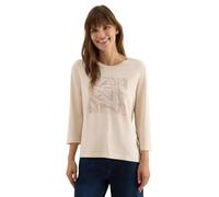 Cecil 3228053 Camicia con Pietre preziose, Oat Milk Beige, L Donna