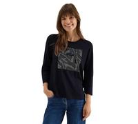 Cecil 3228053 Camicia con Pietre preziose, Urban Dark Blue, S Donna