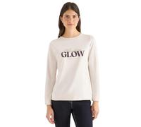 Cecil 3228336 Maglietta con Scritta in Lingua Inglese, Light Greige, XL Donna