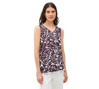 Cecil 3411892 Blusa Fantasia, Rosso gelso, XL Donna