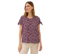 Cecil 3411895 Camicia Fantasia, Rosso gelso, M Donna