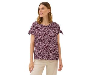 Cecil 3411895 Camicia Fantasia, Rosso gelso, M Donna