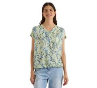 Cecil 3413447 - Camicetta da Donna a Maniche Corte con Struttura Mista (Confezione da 1), Raw Matcha Lime, S