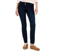 Cecil 3716116 Jeans Casual Fit, Blue Black Washed, 27W x 30L Donna