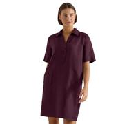 Cecil Abito in Lino Tinta Unita Rich Burgundy S
