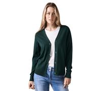Cecil B253786 Cardigan a Maglia fine, Verde Fuoco, XS Donna