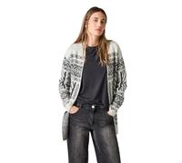 Cecil B253866 Cardigan Fantasia, Soft Silver Melange, XXL Donna