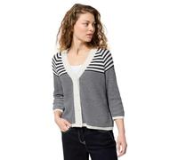 Cecil B253958 Maglione Cardigan, Universal Blue, XL Donna