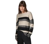 Cecil B303091 Maglione a Righe, Nero, L Donna