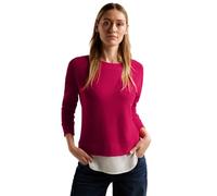 Cecil B320559 Maglia a Maniche Lunghe 2 in 1, Cosy Coral, L Donna