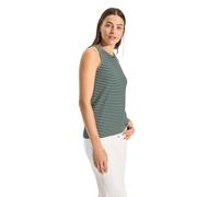 Cecil B321787 Top a Righe, Verde Fuoco, L Donna