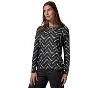 Cecil B321889 EOS_Cosy AOP Shirt, Nero, L Donna