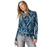 Cecil B322258 Maglia Manica Lunga con Stampa, Grigio Carbone Scuro, XS Donna
