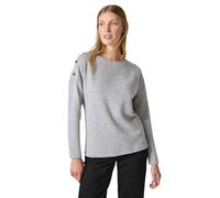 Cecil B322274 Camicia Melange con Bottoni, Platinum Grey Mel, L Donna