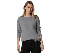 Cecil B322381 TOS Shiny Ottoman T-Shirt, Platinum Grey Mel, L Donna