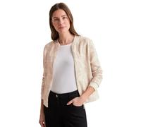 Cecil B322762 Giacca Jaquard, Beige Perlato, XXL Donna
