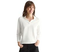 Cecil B322771 Polo piquée, Vanilla White, XL Donna