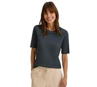 Cecil B322914 Maglietta a Coste di Base, Ardesia Kaki, S Donna