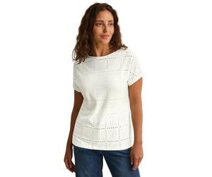 Cecil B323107 T-Shirt, Vanilla White, L Donna