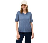 Cecil B323511 Maglietta con Scollo a V con sfumatura di, Urban Navy Blue, S Donna