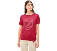 Cecil B323517 T-Shirt con Pietre preziose, Glazed Apple Red, L Donna