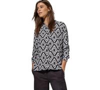 Cecil B345132 Camicia Lunga Stampata, Grigio Carbone Scuro, M Donna