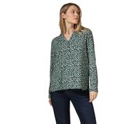 Cecil B345240 Camicia con Stampa Minimal, Nero, M Donna