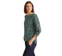 Cecil B345552 Camicetta Stampata, Ardesia Kaki, L Donna