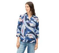 Cecil B345823 Camicia Lunga con Stampa, Urban Navy Blue, XL Donna