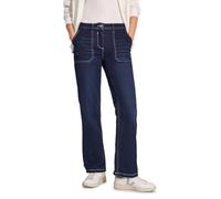 Cecil B378080 Jeans Loose Fit, Blu Scuro, 31W x 30L Donna