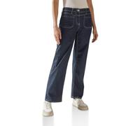 Cecil B378898 Jeans a Gamba Larga, Lavaggio a Secco, 28W x 32L Donna