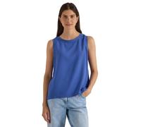 Cecil Camicetta con Scollo Rotondo e Dettagli a Costine Deep River Blue XL