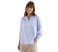 Cecil Camicia a Righe Seersucker Blouse Blue XS