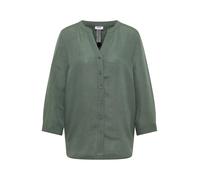Cecil Camicia in Misto Lino, Tinta Unita, Colore Cachi, S