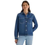 Cecil Camicia in denim con abbottonatura, colore blu scuro, taglia L