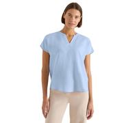 Cecil Camicia in Misto Lino Fresh Water Blue S