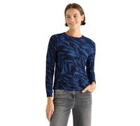 Cecil Camicia mélange Urban Dark Blue Melange XL