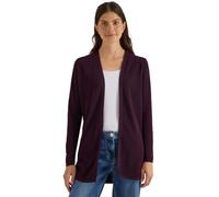 Cecil Cardigan Aperto a Maniche Lunghe, Rosso Melanzana, L