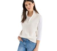 Cecil Crochet - Gilet Raw Sabbia, Taglia S