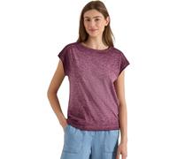 Cecil Garment Dye - Maglietta Sweet Grape Red XS